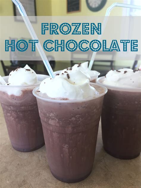 Kate S Kitchen Frozen Hot Chocolate