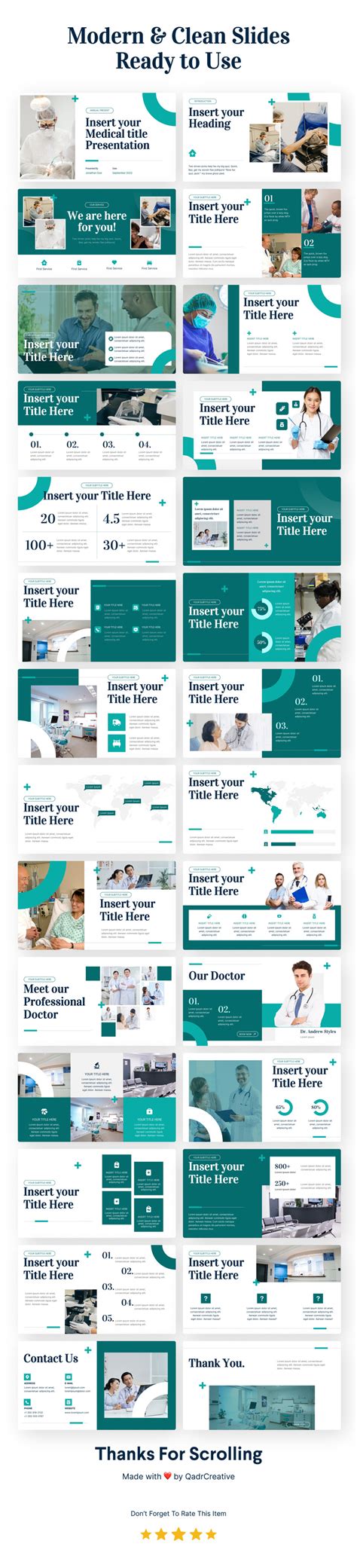 Medicare - Medical and Health Google Slides Template