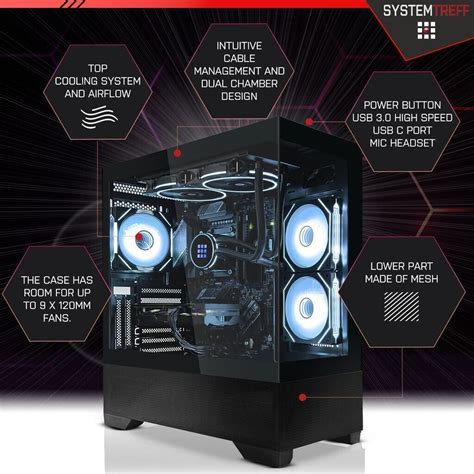 Systemtreff High End Gamer PC Ryzen 7 9800X3D RTX 4090 24GB 32GB