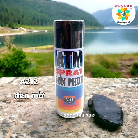 Sơn Xịt Atm Spray Màu đen Bóng A210 đen Mờ A212 Shopee Việt Nam