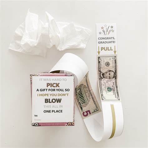 Graduation T Tissue Box Money Roll That Is Perfect For Any Graduate