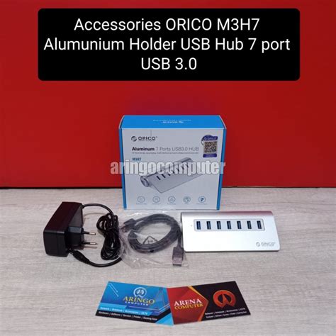 ARINGO Accessories ORICO M3H7 Alumunium Holder USB Hub 7 Port USB 3 0