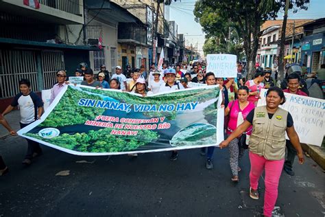 Miles De Ciudadanos En Iquitos Se Movilizan Unidos Para Salvar La