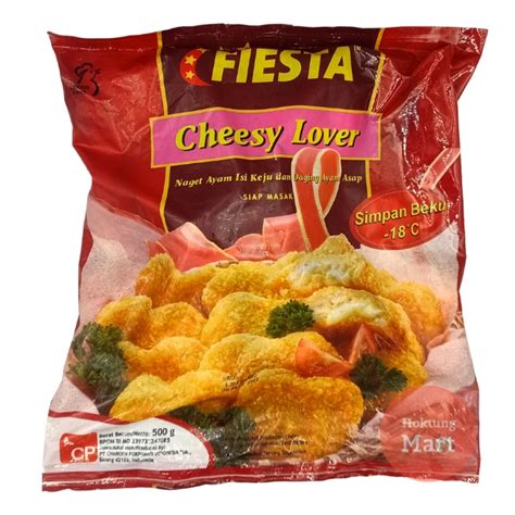 Jual Fiesta Cheesy Lover 500gram Chicken Nugget Cheese Shopee Indonesia