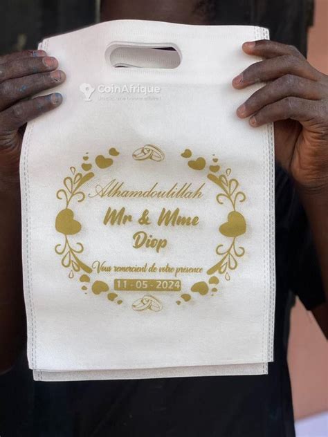 Matériel Marchés Commerces Sac sachet mariage et baptême au Sénégal