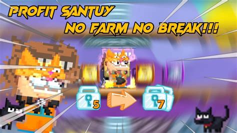 Cara Profit Santuy No Break No Farm Growtopia Growtopia