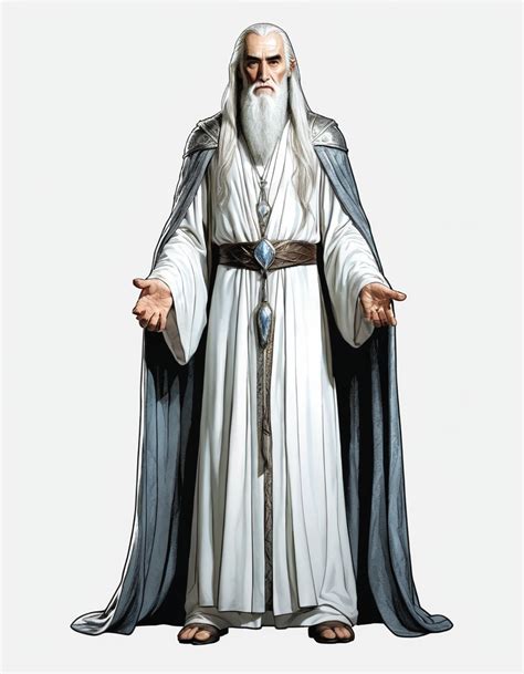 Saruman the White Middle Earth Image | Stable Diffusion Online