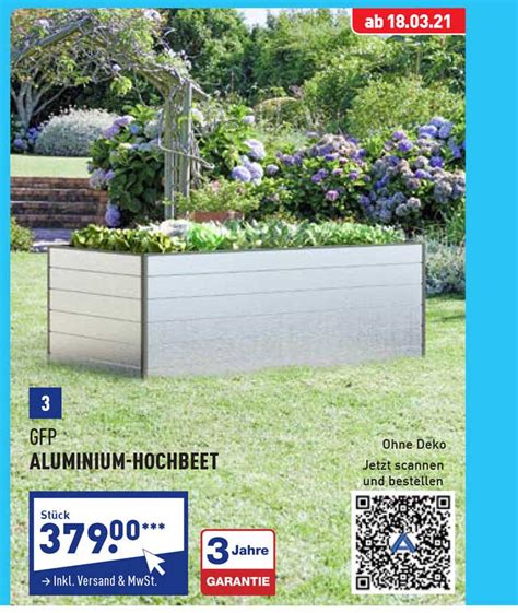 Gfp Aluminium Hochbeet Angebot Bei Aldi Nord Prospekte De