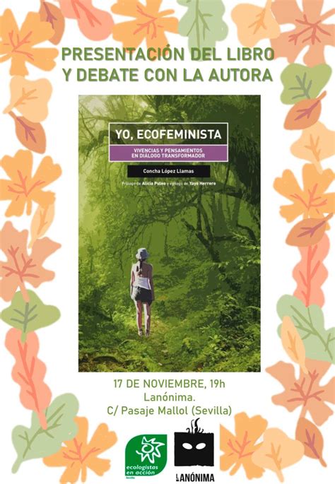 Sevilla Presentación del libro autobiográfico Yo Ecofeminista