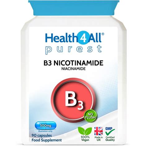 Vitamin B3 Nicotinamide Niacinamide 500mg Health4all