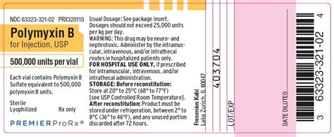 Polymyxin B Injection Fda Prescribing Information Side Effects And Uses