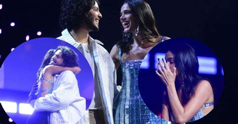 Bruna Marquezine se emociona troca abraço Xolo Maridueña e é