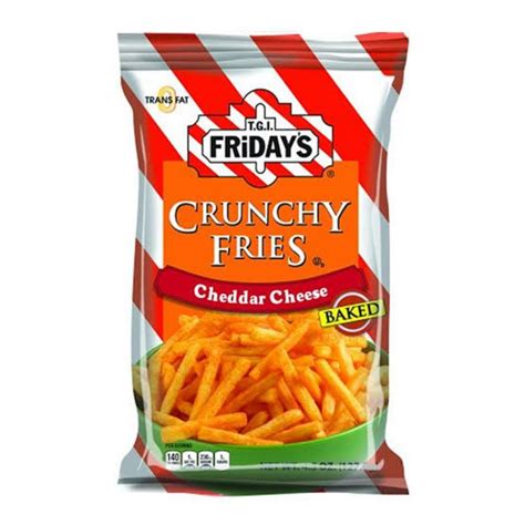 Jual Tgi Fridays Crunchy Fries Cheddar Cheese Snacks 127 Gram T