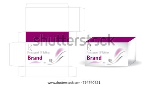 Medicine Packaging Design Pharmaceutical Cartons Stock Vector Royalty