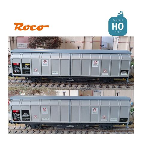 Set Wagons Parois Coulissantes Cff Cargo Sbb Ep Vi Ho Roco