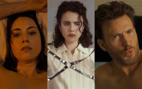 La película gay de Margaret Qualley Chris Evans y Aubrey Plaza recibe el primer avance sexy