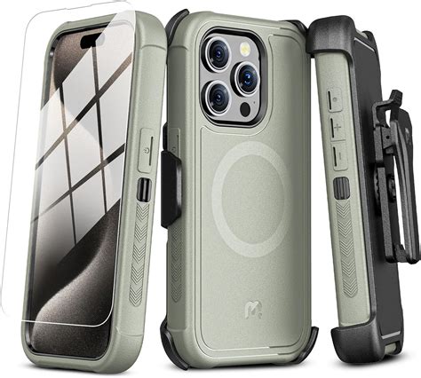 Amazon M MYBAT PRO Maverick Series IPhone 15 Pro Case With Belt