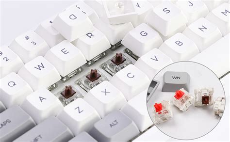 Amazon Epomaker Gk X Keys Hot Swap Rgb Mechanical Keyboard With Split Spacebar Module