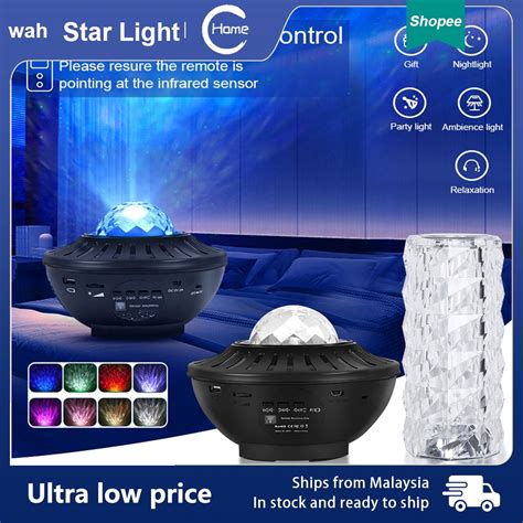 usb led galaxy projector starry night lamp star sky projection night