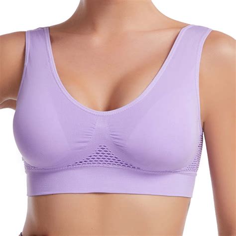 TOWED22 Plus Size Bras Smooth Wireless Bra For Women Seamless 360