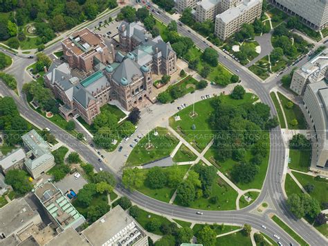 Aerial Photo Queens Park Toronto Ontario