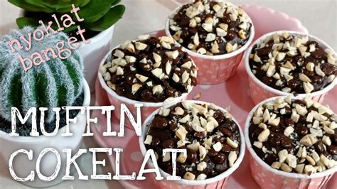 Muffin Coklat Enak Lembut Dan Nyoklat Banget Resep Muffin Coklat