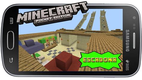 MCPE 0 15 3 MAPA ÉPICO DE ESCADONA SEM MODS TheEnd YouTube