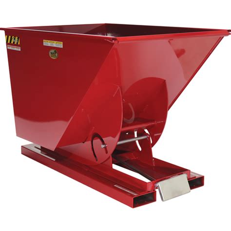 Self Dump Hopper Md 1 Cu Yd 4k Lb Red Id Rv54d100mdsr