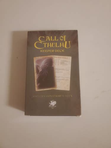 Call Of Cthulhu Keeper Deck Malleus Monstrorum Deck Sabre Games