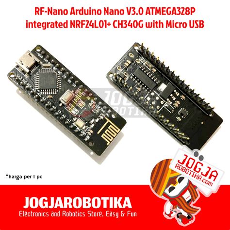 Rf Nano Arduino Nano V30 Atmega328p Integrated Nrf24l01 Ch340g With Micro Usb