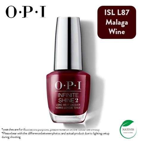 Opi Infinite Shine Isl L Malaga Wine Ml Beauty Personal Care