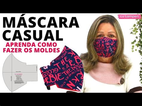 Aprendendo Agora A Fazer Moldes De Mascara De Proteção De Tecido Moldes E Gráficos Como Fazer