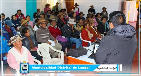 PRIMERA ATENCIÓN MULTISECTORIAL 2023 Municipalidad Distrital de Langui