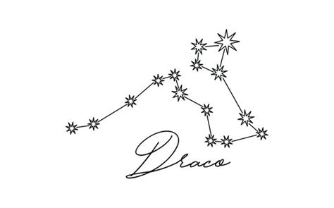 Draco Constellation Tattoo