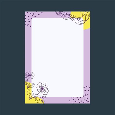 Simple Border Designs For A4 Size Paper