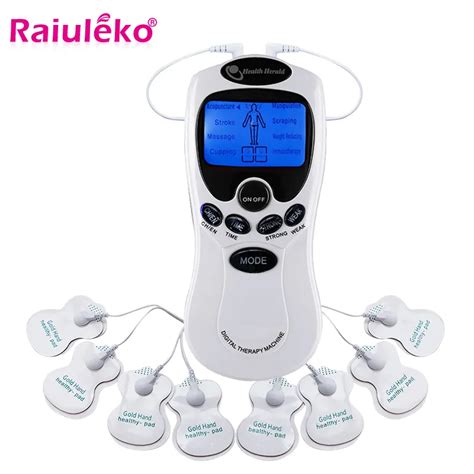 Dual Output Body Massager Electric Massage Kit EMS Stimulator Full Body