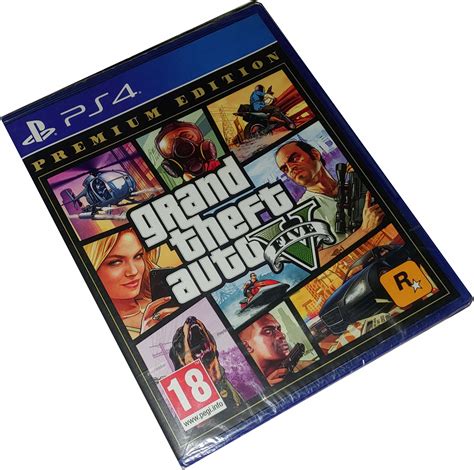 GTA 5 / GRAND THEFT AUTO V PREMIUM EDITION / NOWA / PL / PS4 - Stan ...