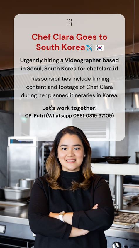 Apply Now Chefclara Id