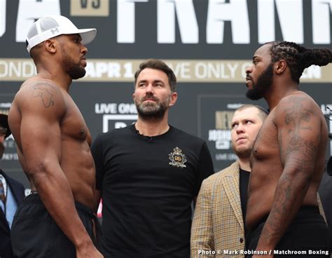 Joshua Vs Franklin Official DAZN Weigh In Results Latest Boxing News