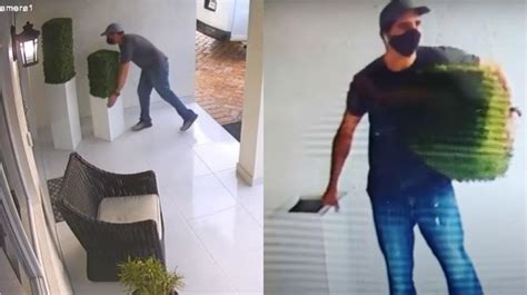 Familia cubana de Hialeah Gardens busca a hombre que robó unas macetas