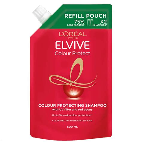 Loréal Paris Elvive Colour Protect Shampoo Refill Pouch 500ml