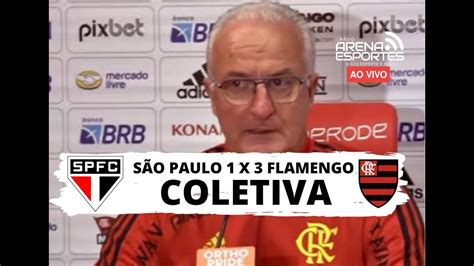 COLETIVA DORIVAL JUNIOR I I SÃO PAULO 1 X 3 FLAMENGO COPA DO BRASIL