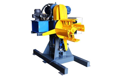 Two Head Ton Hydraulic Decoiler Machine With Loop Guide System