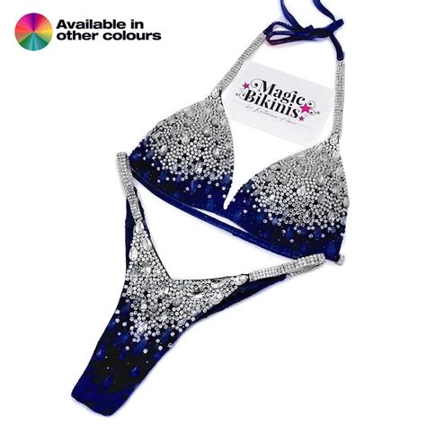 Quick Ship Bikini 161 Npc Pca Any Lycra With Mixed Crystals