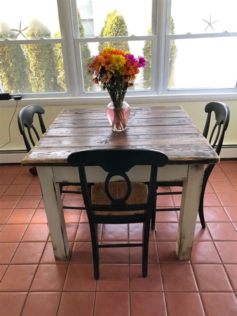 The Best Rustic White Kitchen Table References