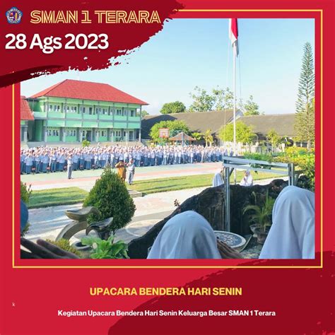 Kegiatan Upacara Bendera Di Sma Negeri Terara Sman Terara