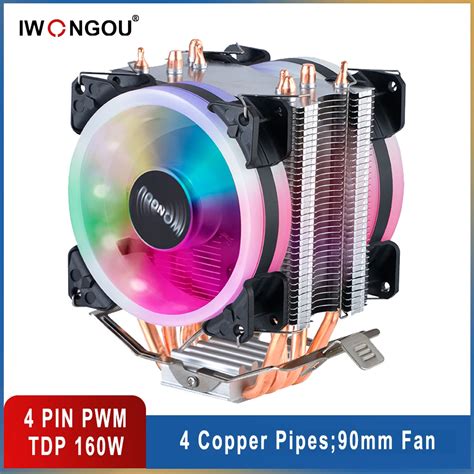 CPU K Hler X99 4 Poliger 90 Mm K Hler Iwongou 4 Heatpipes Computer 4