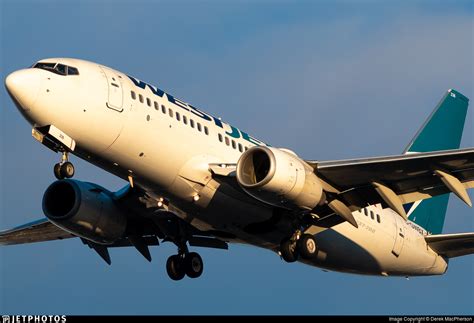 C GWBX Boeing 737 7CT WestJet Airlines Derek MacPherson JetPhotos