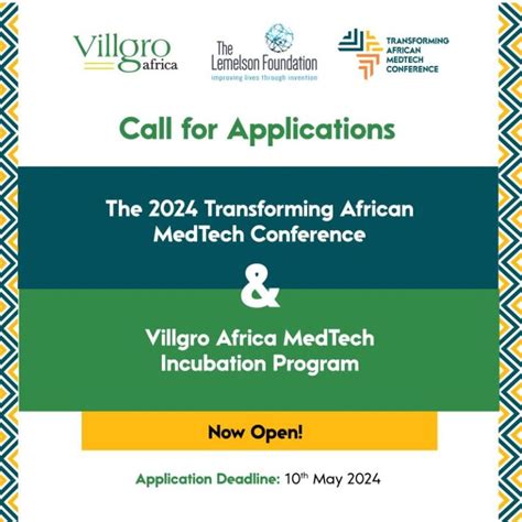 Transforming African Medtech Conference 2024 And Villgro Africa Medtech