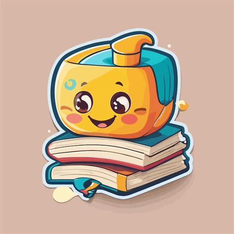 Vector De Desenhos Animados De Livros Vetor Premium